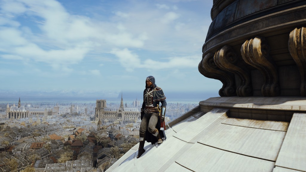 Arno perches over Paris