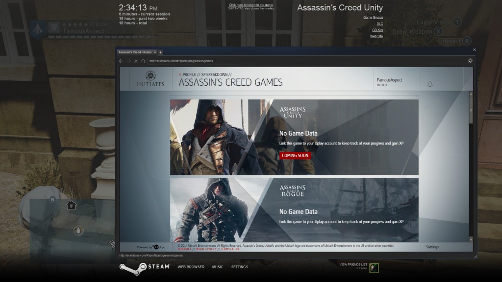 Assassin's Creed Unity Initiates program