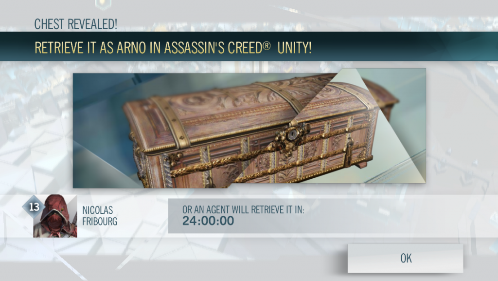 Assassin's Creed Unity companion app